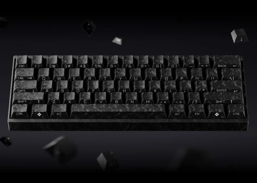 Keychron Carbon 60 HE 8K Resmi Diumumkan: Keyboard Gaming 60% Berbodi Serat Karbon